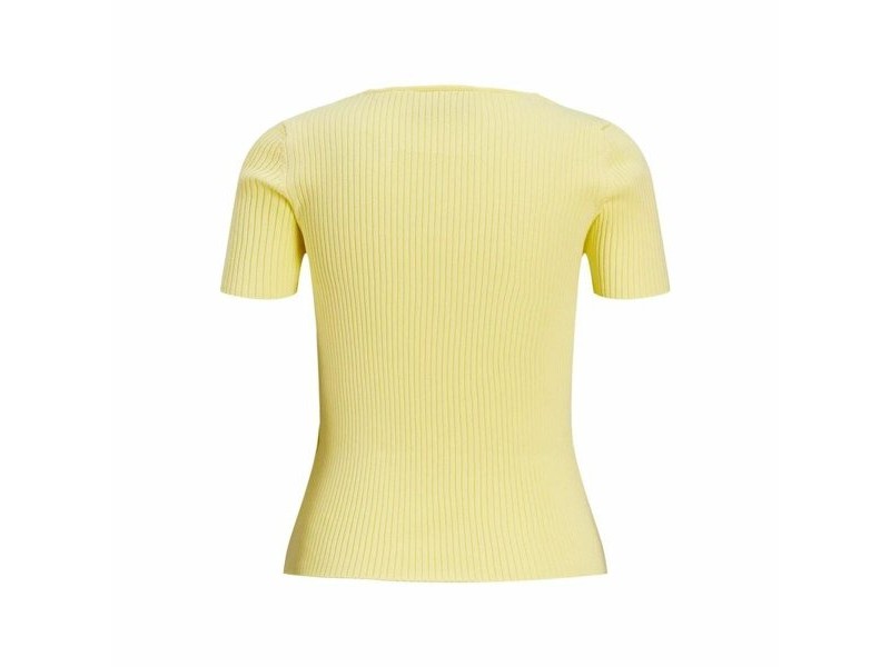 Дамска тениска с къс ръкав Jxsky Ss Jack & Jones French Vanilla Жълт