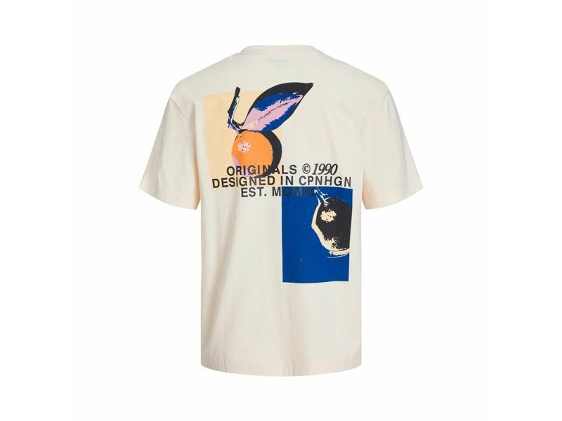 Детски Тениска с къс ръкав Jack & Jones tampa Back Бежов