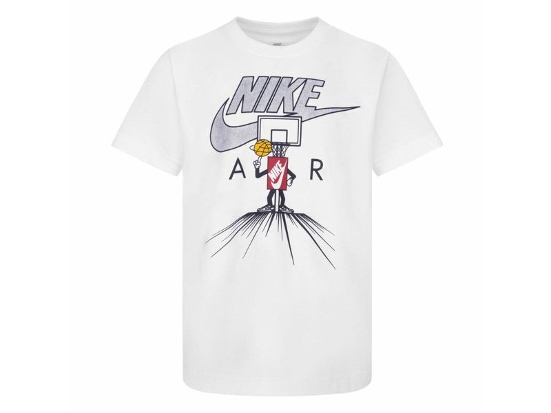 Детски Тениска с къс ръкав Nike Icons Of Play Бял
