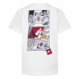 Детски Тениска с къс ръкав Nike Icons Of Play Бял