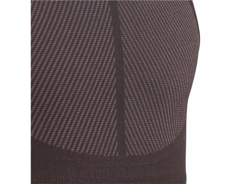 Спортен Сутиен Adidas  Aeroknit Seamless Кестен Тъмно червен