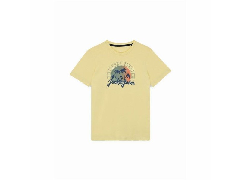 Детски Тениска с къс ръкав Jack & Jones Jjsummer Smu Vibe Tee Жълт Детски Тениска с къс ръкав Jack & Jones Jjsummer Smu Vibe Tee Жълт