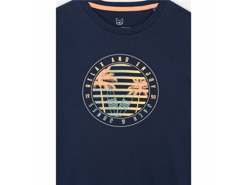 Детски Тениска с къс ръкав Jack & Jones Jjsummer Smu Vibe Tee Морско син