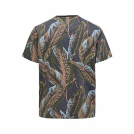 Мъжка тениска с къс ръкав Only & Sons Onskobe Reg Banana Leaf Черен