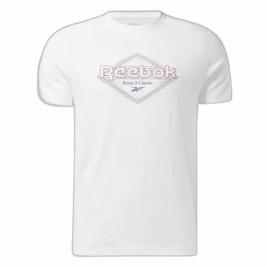 Мъжка тениска с къс ръкав Reebok Graphic Series Бял