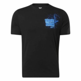 Мъжка тениска с къс ръкав Reebok Graphic Series Черен
