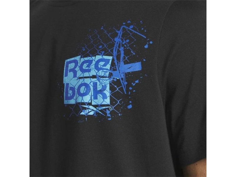 Мъжка тениска с къс ръкав Reebok Graphic Series Черен
