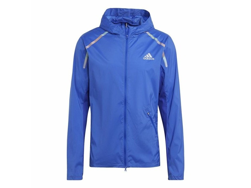 Мъжко Спортно Яке Adidas Marathon Син (S)