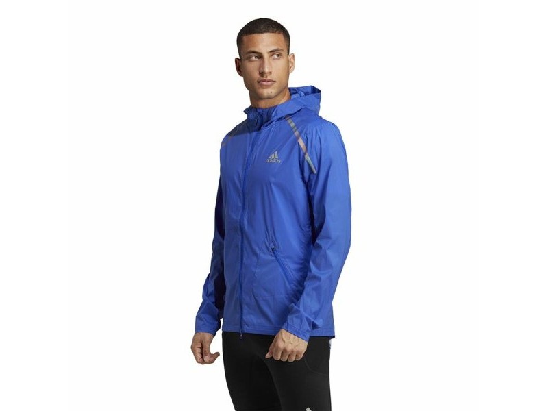 Мъжко Спортно Яке Adidas Marathon Син (S)