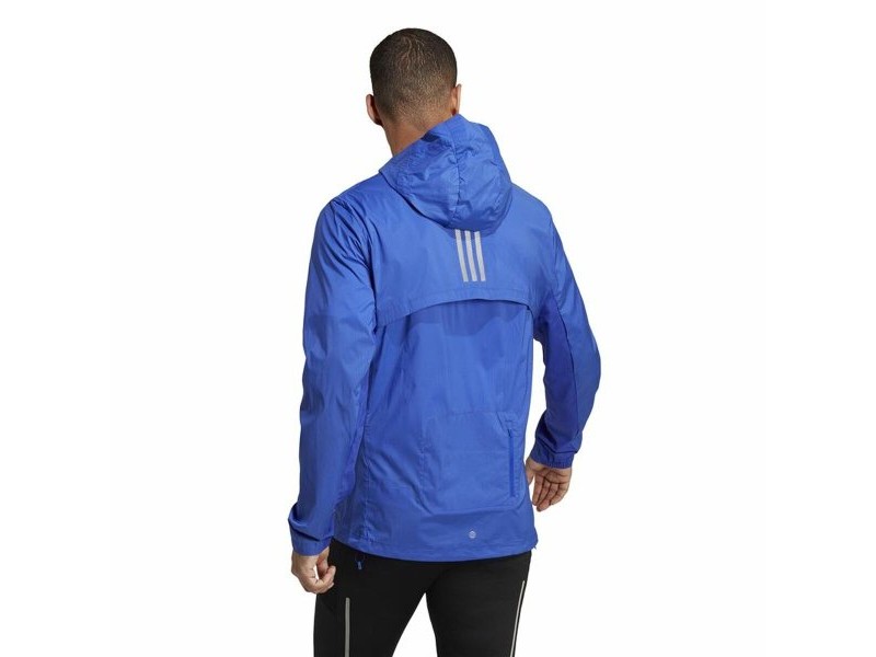 Мъжко Спортно Яке Adidas Marathon Син (S)
