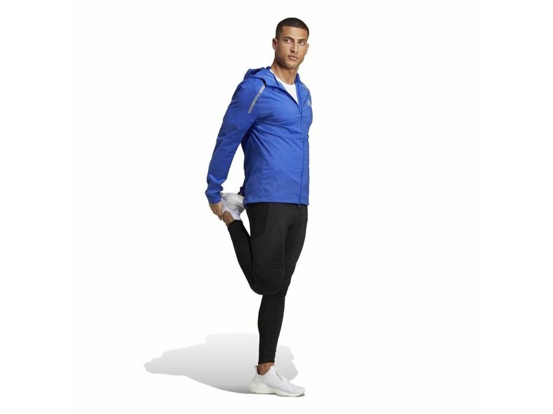 Мъжко Спортно Яке Adidas Marathon Син (S)