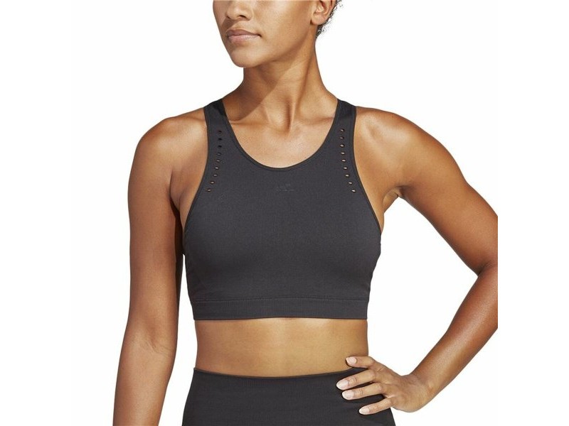 Спортен Сутиен Adidas Aeroknit Черен