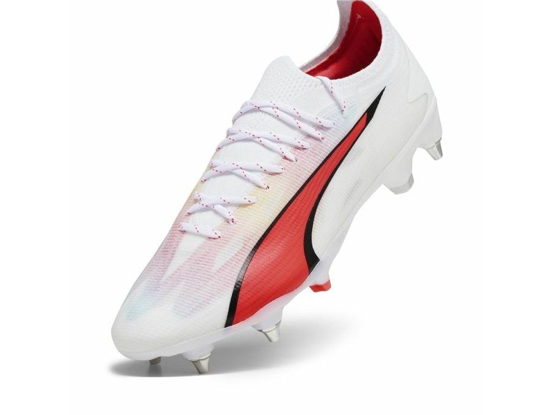 Футболни Ботуши за Възрастни Puma Ultra Ultimate Mxsg Бял Футболни Ботуши за Възрастни Puma Ultra Ultimate Mxsg Бял