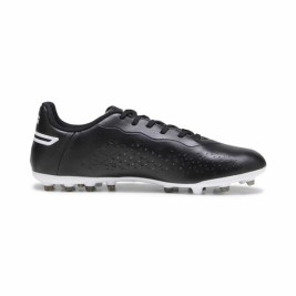 Футболни Ботуши с Бутонки за Възрастни Puma King Match MG Черен
