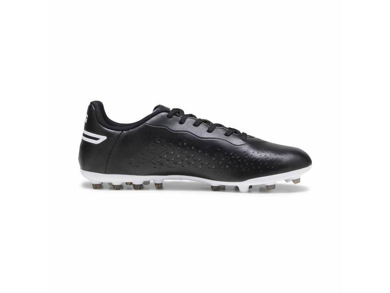 Футболни Ботуши с Бутонки за Възрастни Puma King Match MG Черен