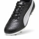 Футболни Ботуши с Бутонки за Възрастни Puma King Match MG Черен