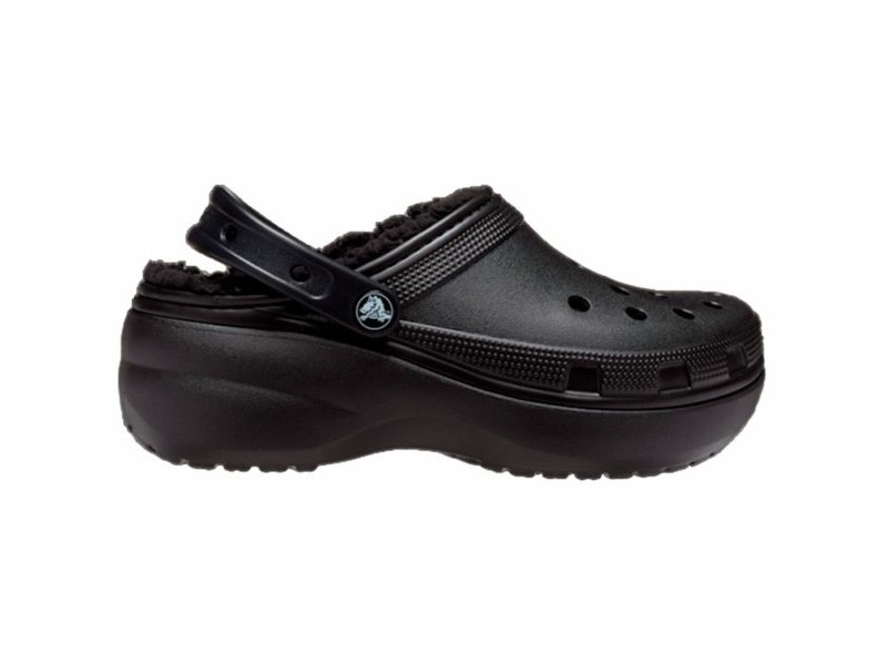 Сабо Crocs Classic Platform Lined Clog Черен
