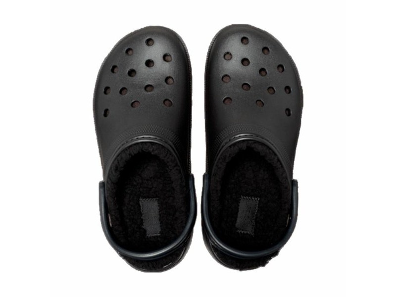 Сабо Crocs Classic Platform Lined Clog Черен