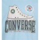 Детски Тениска с къс ръкав Converse Script Sneaker Gfx Небесно синьо