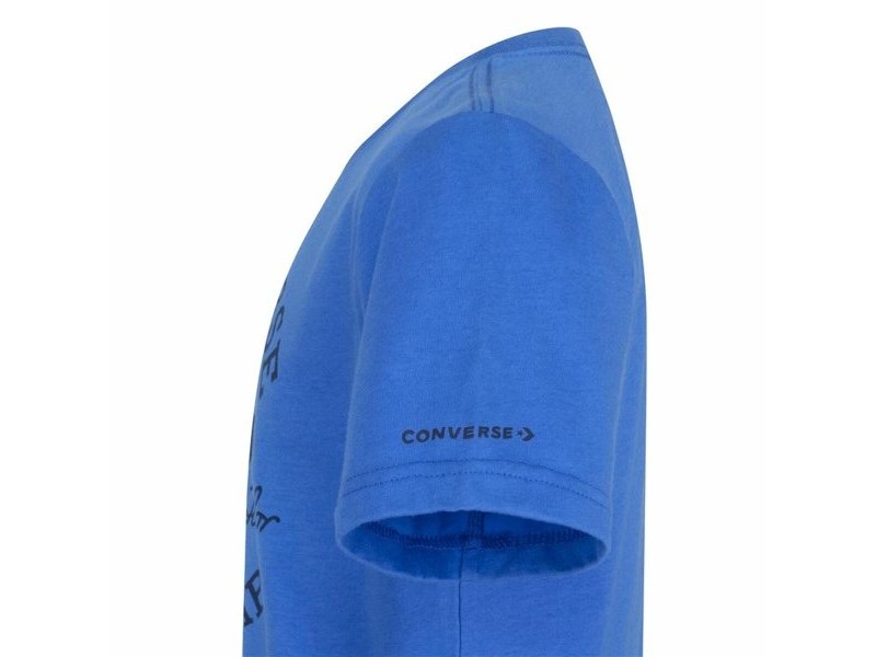 Детски Тениска с къс ръкав Converse Sustainable Core Sse Син