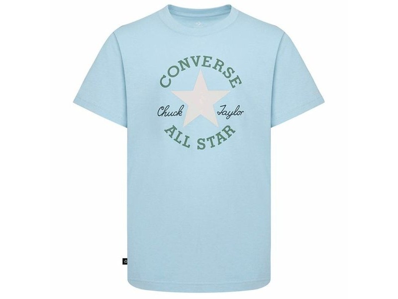 Детски Тениска с къс ръкав Converse Sustainable Core Sse Небесно синьо