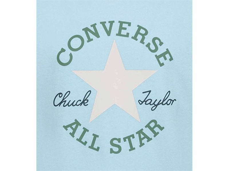 Детски Тениска с къс ръкав Converse Sustainable Core Sse Небесно синьо
