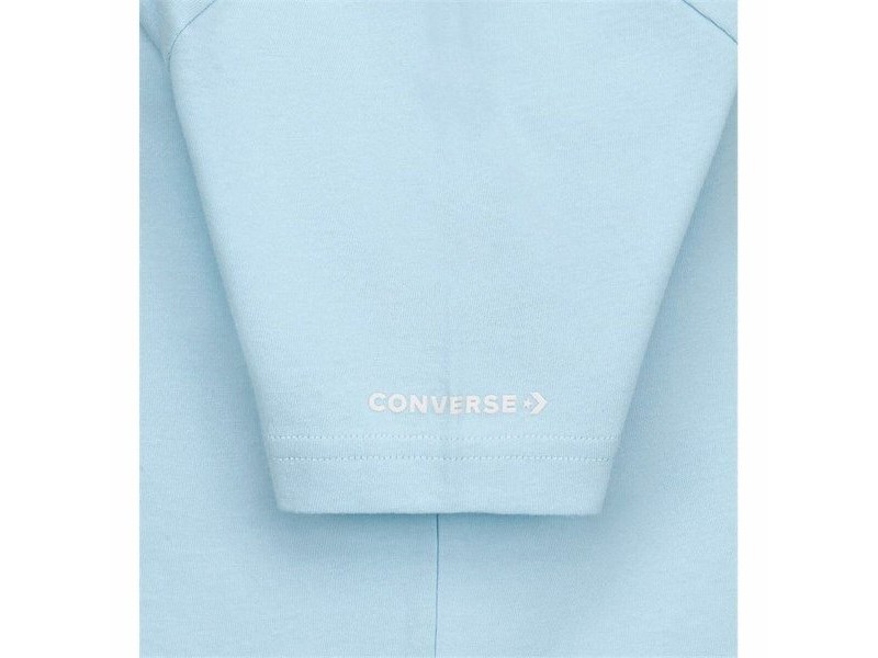 Детски Тениска с къс ръкав Converse Sustainable Core Sse Небесно синьо