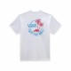 Мъжка тениска с къс ръкав Vans Classic Mini Dual Palm Бял