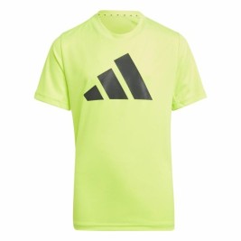 Детски Тениска с къс ръкав Adidas U Tr-Es Logo Жълт