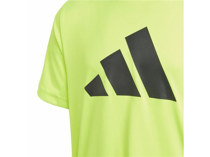 Детски Тениска с къс ръкав Adidas U Tr-Es Logo Жълт