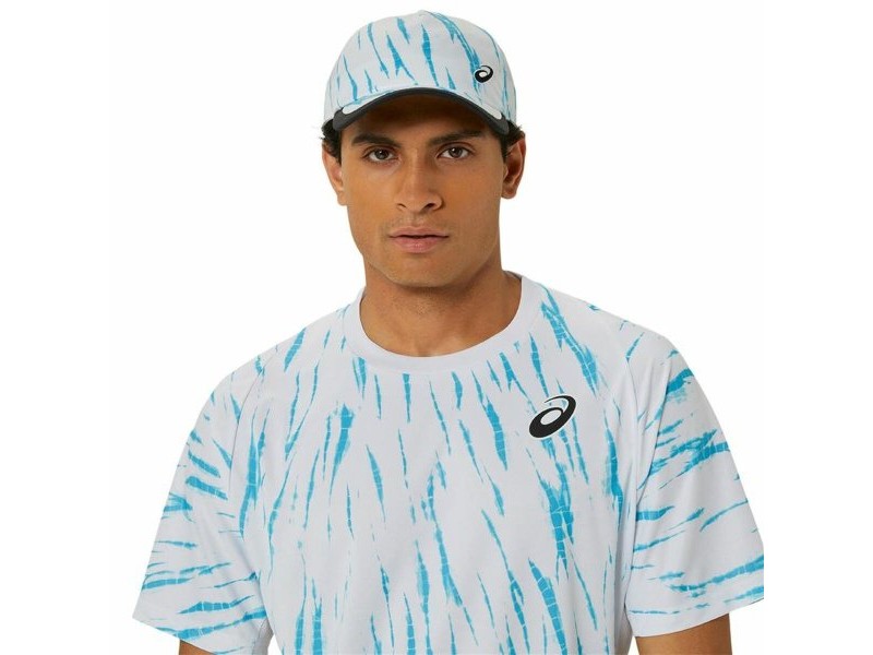 Тениска без Ръкави Asics Game Ss Top Бял Светло син Тенис