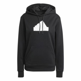 Дамски суичър с качулка Adidas Fi Bos Черен
