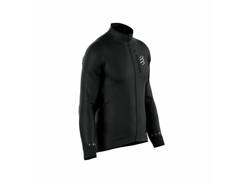 Мъжко Спортно Яке Compressport Hurricane indproof Черен Мъжко Спортно Яке Compressport Hurricane indproof Черен