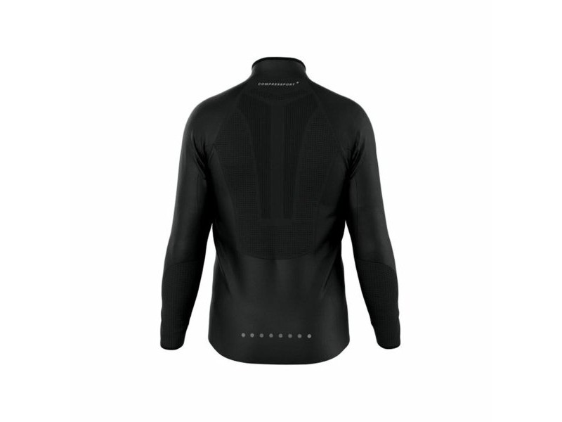 Мъжко Спортно Яке Compressport Hurricane indproof Черен Мъжко Спортно Яке Compressport Hurricane indproof Черен