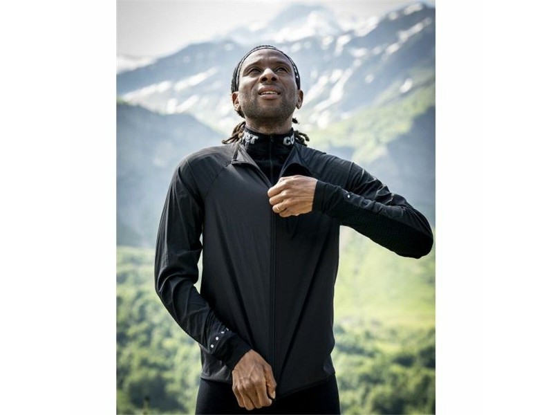 Мъжко Спортно Яке Compressport Hurricane indproof Черен Мъжко Спортно Яке Compressport Hurricane indproof Черен