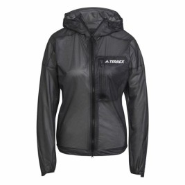 Женско Спортно Яке Adidas Agr Rain J Черен