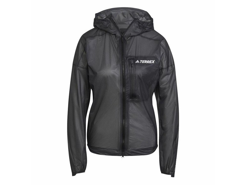 Женско Спортно Яке Adidas Agr Rain J Черен