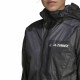 Женско Спортно Яке Adidas Agr Rain J Черен