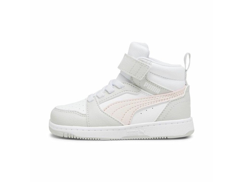 Детски всекидневни маратонки Puma Rebound V6 Mid Infantil Бял