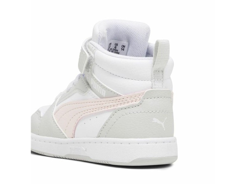 Детски всекидневни маратонки Puma Rebound V6 Mid Infantil Бял