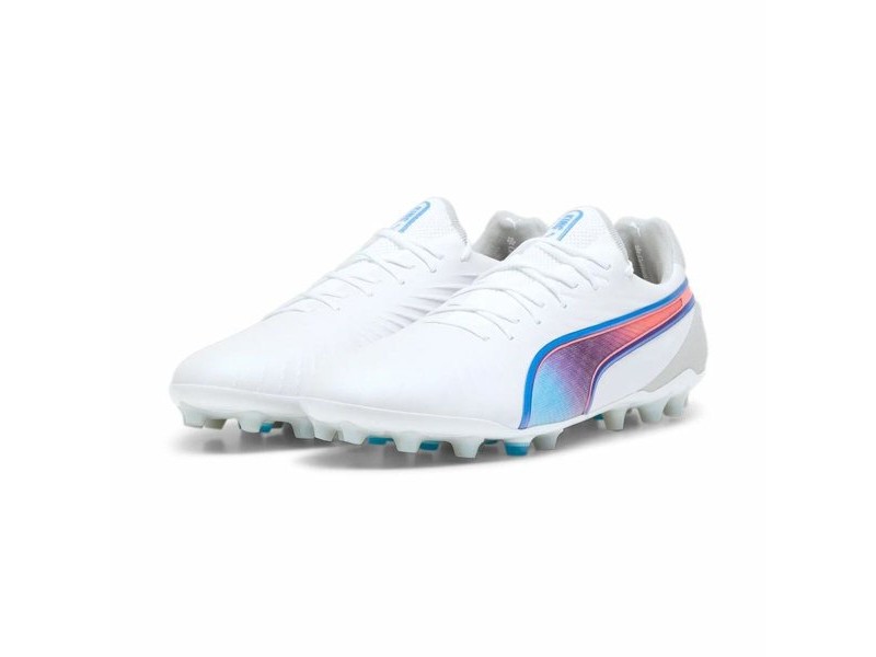 Футболни Ботуши за Възрастни Puma King Ultimate Mg Бял