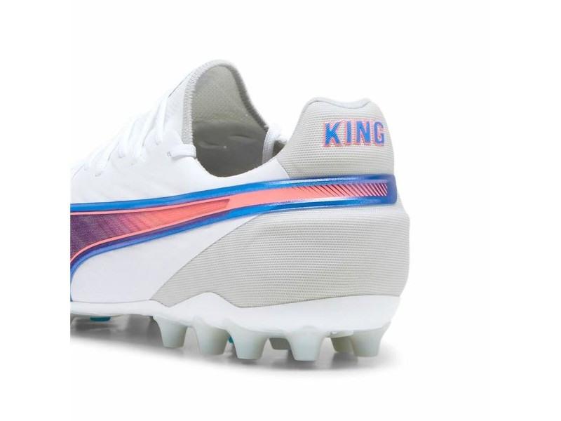 Футболни Ботуши за Възрастни Puma King Ultimate Mg Бял