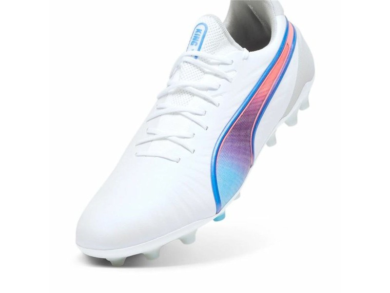 Футболни Ботуши за Възрастни Puma King Ultimate Mg Бял