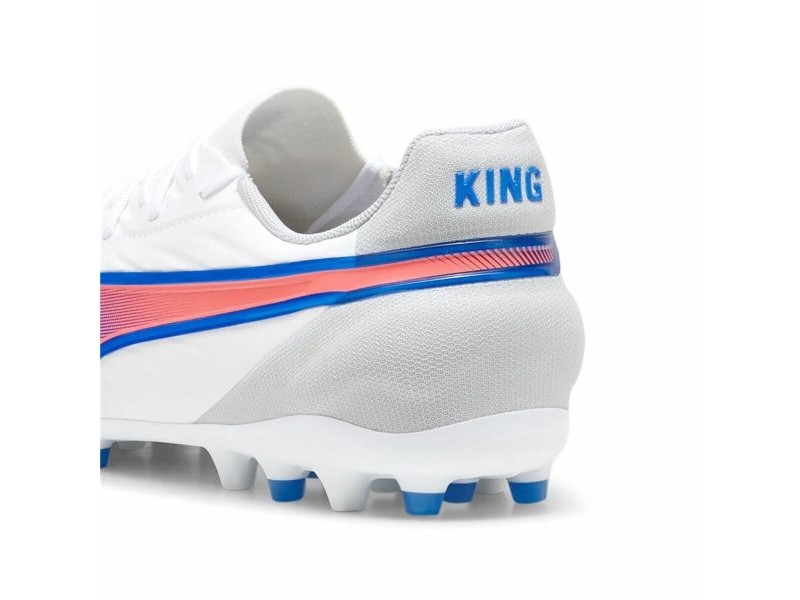 Футболни Ботуши за Възрастни Puma King Match Mg Бял
