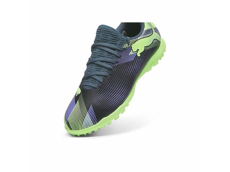 Футболни Обувки за Деца Puma Future 7 Play Tt Лилав Зелен