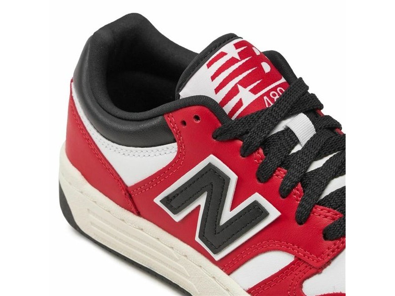 Спортни Маратонки за Деца New Balance 480 Бял Червен