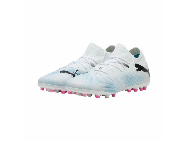 Футболни Ботуши за Възрастни Puma Future 7 Match MG Бял Черен