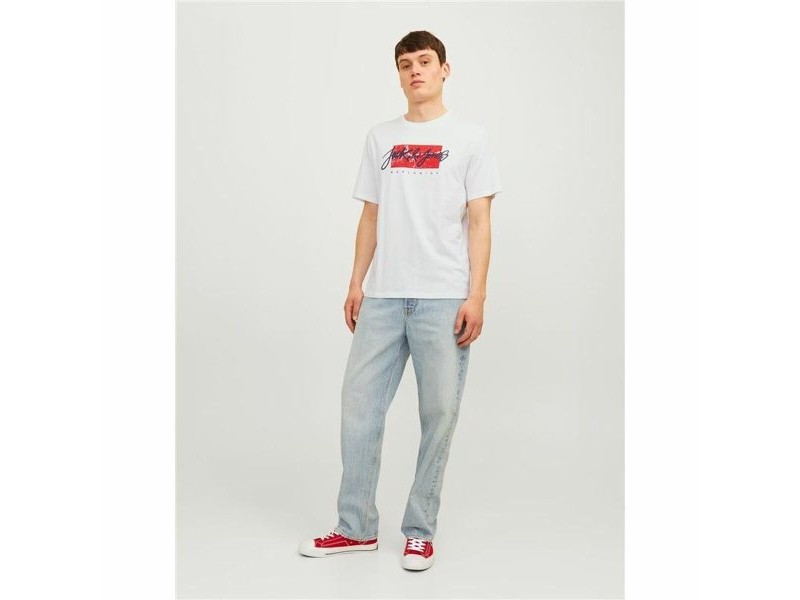 Мъжка тениска с къс ръкав Jack & Jones tiley Бял