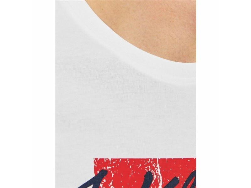 Мъжка тениска с къс ръкав Jack & Jones tiley Бял