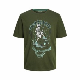Мъжка тениска с къс ръкав Jack & Jones Маслина